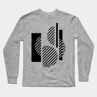 lines geometric circles Long Sleeve T-Shirt